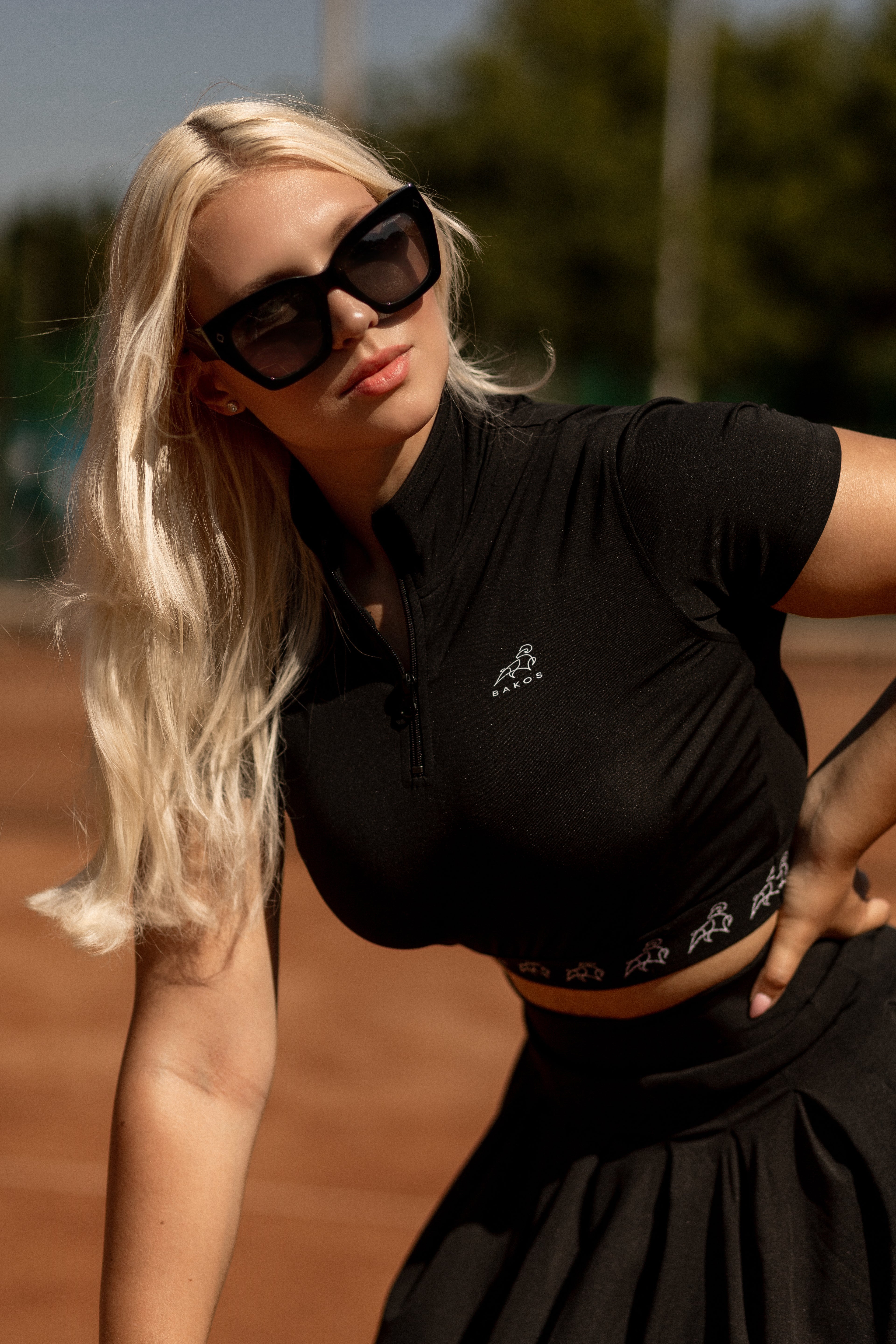 Modern luxury fashion – athletic-inspired sophistication for upscale urban living.